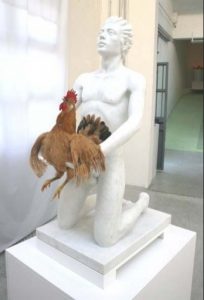 funny sex picture rooster getting fucked by statue